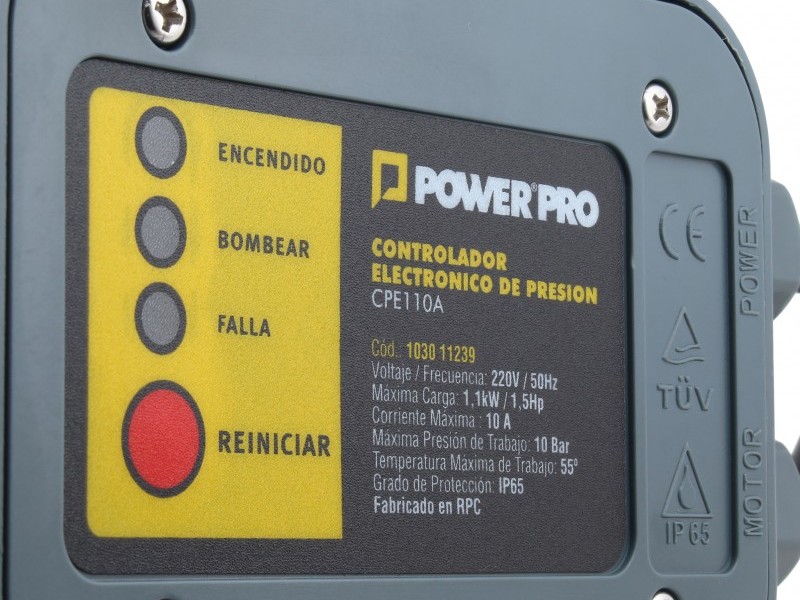 Controlador de Presión para Electrobombas 1.5HP  CPE110A